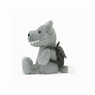 Jellycat Backpack Wolf Australia | 136247XAE